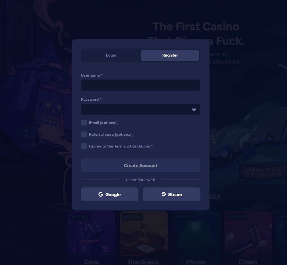 Account Requirements Before You Register