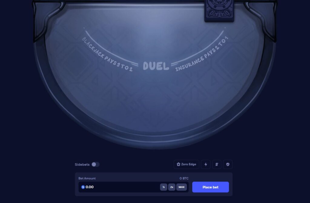 play blackjack duel casino